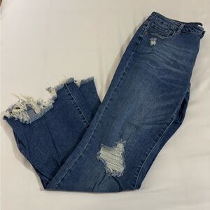 A Beautiful Soul Distressed Blue Jeans